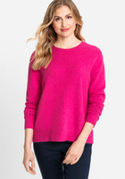Olsen Crew-neck Pullover in Vivid Pink
